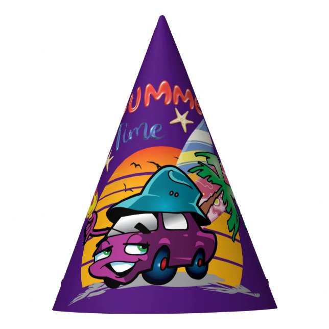 Gorro De Fiesta Tiempo de verano (Anverso)