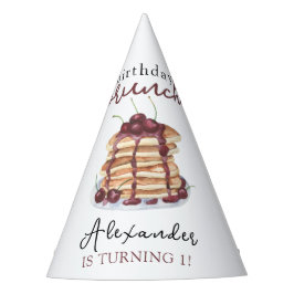 Gorro De Fiesta Tortitas de Acuarela Cumpleaños
