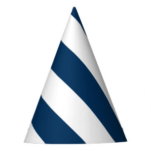 Gorro De Fiesta Trazos diagonales:Azul marino