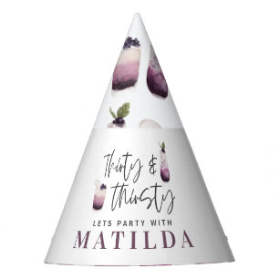 Gorro De Fiesta Treinta y sedienta fiesta de 30 años