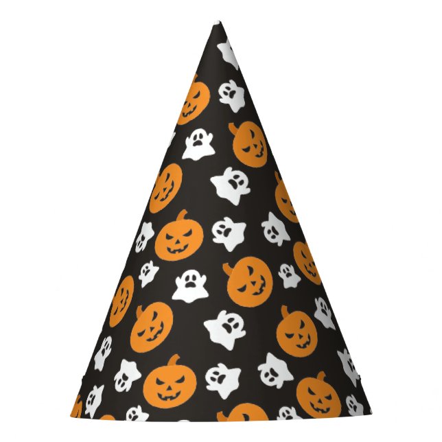 Gorro De Fiesta Trick o truco de Halloween tratan fantasmas y cala (Anverso)