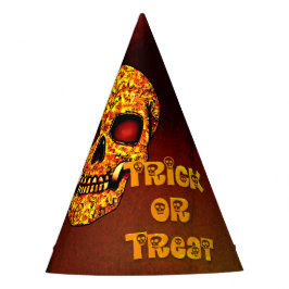 Gorro De Fiesta Trick or treat cráneo espantoso de Halloween