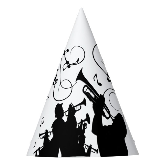 Gorro De Fiesta Trumpet Section Jazz Music (Anverso)