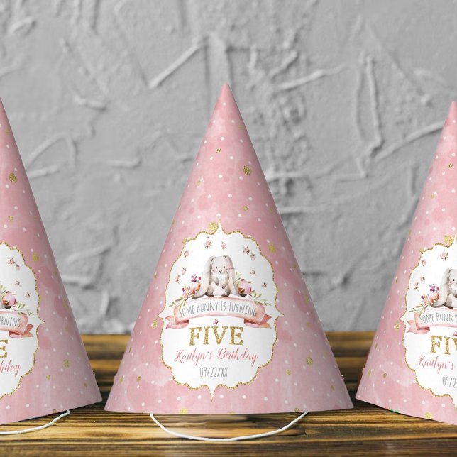 Gorro De Fiesta Un conejo cumple 5 años (Subido por el creador)