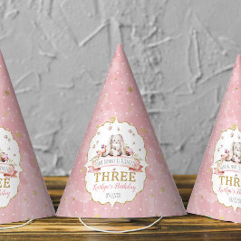 Gorro De Fiesta Un conejo cumple tres años