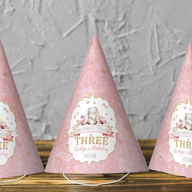 Gorro De Fiesta Un conejo cumple tres años (Subido por el creador)