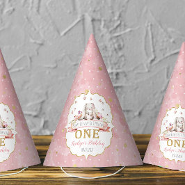 Gorro De Fiesta Un conejo cumple un primer cumpleaños