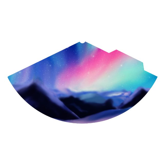 Gorro De Fiesta Un Millón de Sueños - La Aurora Boreal (Anverso)