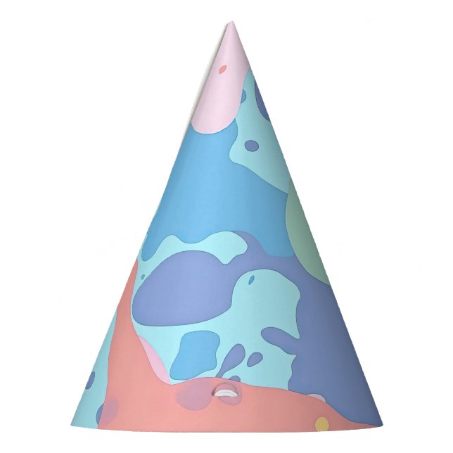 Gorro De Fiesta Un patrón desordenado de manchas de pintura (Izquierda)