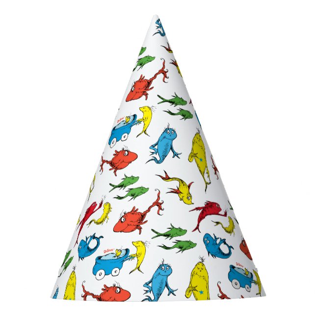 Gorro De Fiesta Un Pescado Dos Peces - Primer Cumpleaños (Anverso)