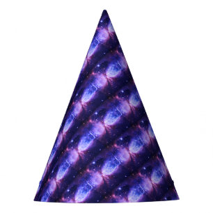 Gorro De Fiesta Una estrella nace azul púrpura