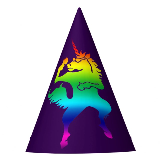 Gorro De Fiesta Unicornio fresco del baile (Anverso)