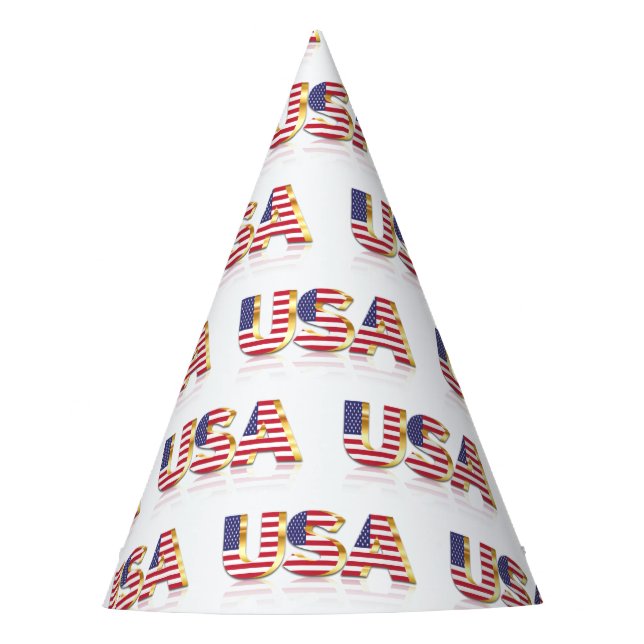 Gorro De Fiesta USA Flag Party Hat United States of America  (Anverso)