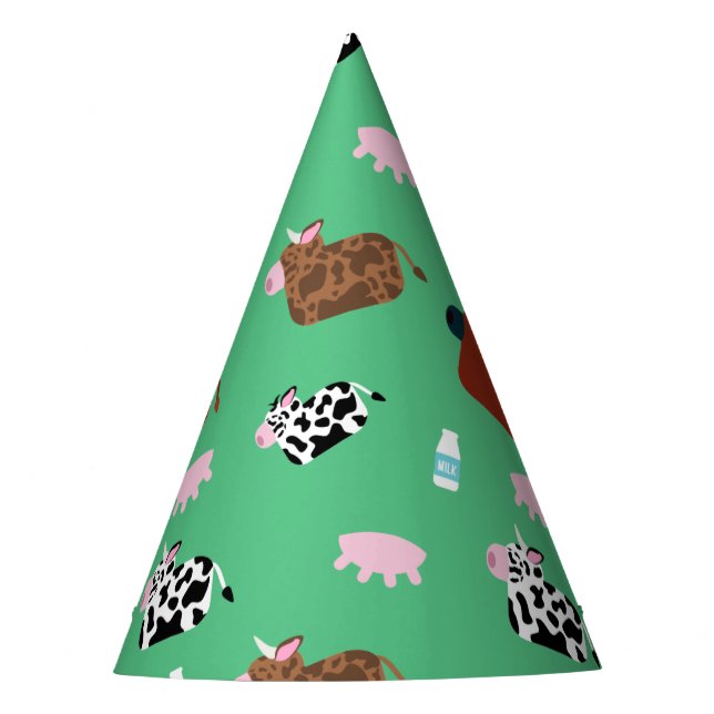 Gorro De Fiesta Vacas desordenadas (Anverso)