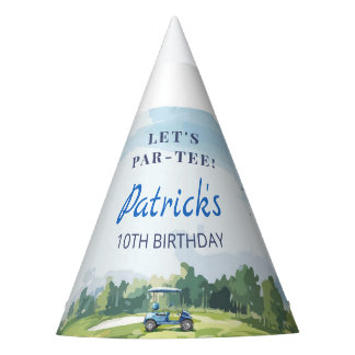 Gorro De Fiesta Vamos a Par-Tee Golf Cumpleaños de cualquier edad