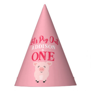 Gorro De Fiesta Vamos a sacar de la granja a los Chicas florales d