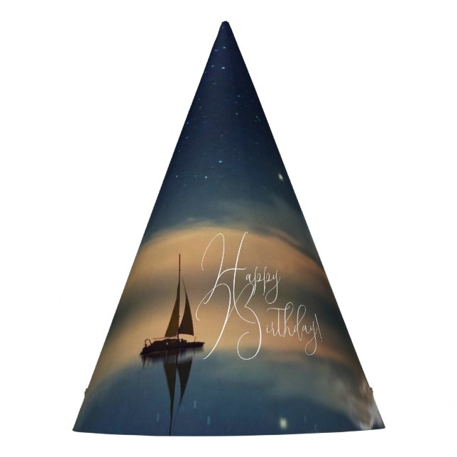 Gorro De Fiesta Vela lejos de las nubes (Anverso)