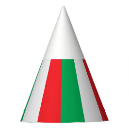 Gorro De Fiesta Verde, blanco y rojo - bandera italiana