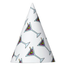 GORRO DE FIESTA VIDRIO DE MARTINI