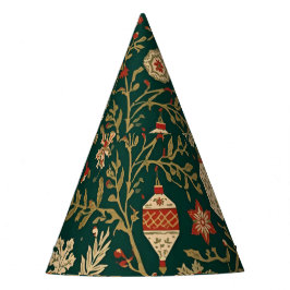 Gorro De Fiesta Vintage Christmas Pattern - Paper Party Hat