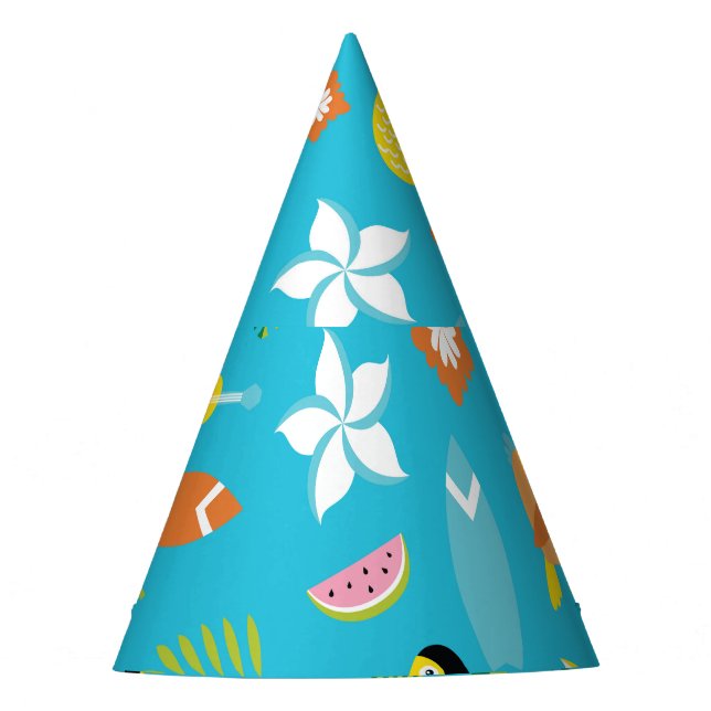 Gorro De Fiesta Vintage de Hawaii Toucan (Anverso)