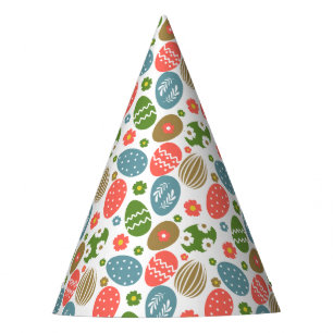 Gorro De Fiesta Vintage Happy Easter Blooms
