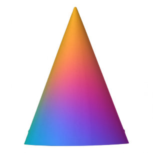 Gorro De Fiesta Vivo Rainbow Ombre Cumpleaños