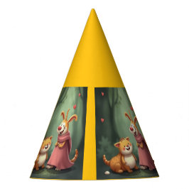 Gorro De Fiesta „Waldfreunde voller Herz – Ein magisches Treffen“