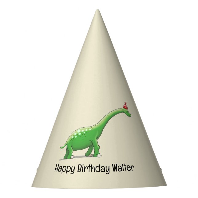 Gorro De Fiesta Walter el Dinosaurio (Anverso)