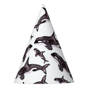 Gorro De Fiesta Watercolor Orca