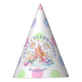 Gorro De Fiesta Whimsical Watercolor Pastel Candyland Birthday