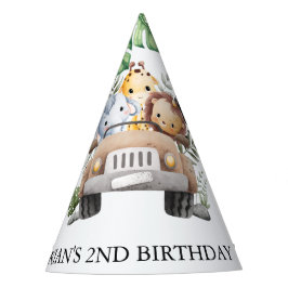 Gorro De Fiesta Wild One Jungle Safari Birthday for Boys