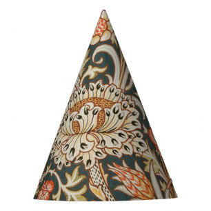 Gorro De Fiesta William Morris Trent Jardín Flor Clásico Botánico
