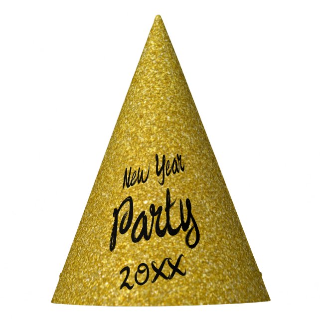 Gorro De Fiesta Yellow New Year Party (Anverso)