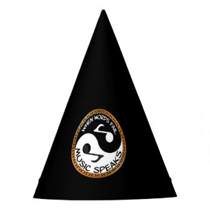 Gorro De Fiesta Yin Yang con palabras musicales