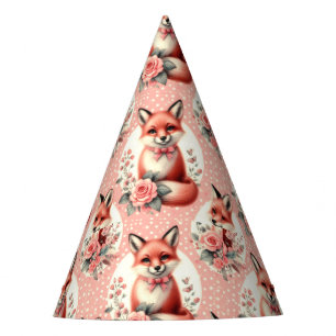 Gorro De Fiesta Zorro de bebé floral