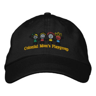 Gorro de miembro de mamá colonial bordado