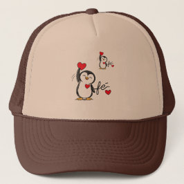 gorro de pingüino feliz