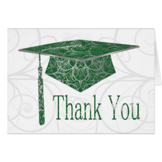 Gorro floral verde y plateado