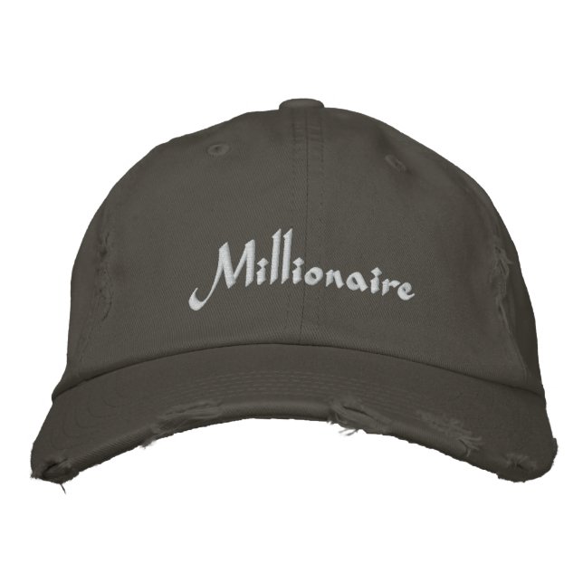 Gorro Millionaire / Gorra (Anverso)