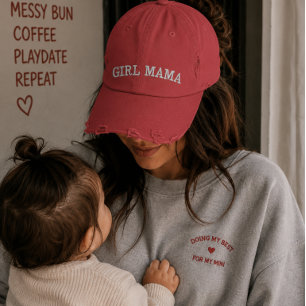 Gorro Rosa Mono para Madres de Hijas
