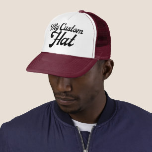 GORRÓN Y BLANCO Gorra de camionero personalizada M