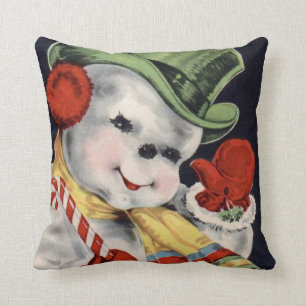Gorros de Almohada te felicitamos, Muñeco de Nieve
