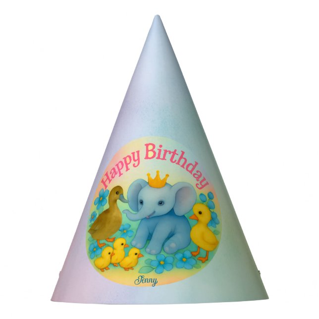 Gorros de Cumpleaños Infantiles a Juego (Anverso)