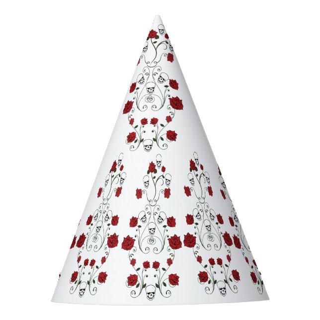 Gorros de fiesta de Halloween - Gorros de cráneo (Anverso)
