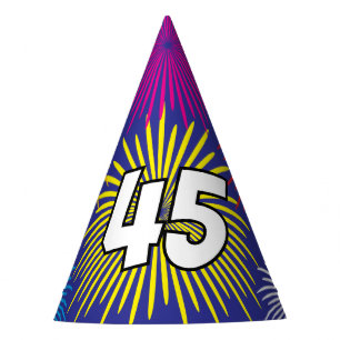Gorros de papel cónico para fiesta de cumpleaños s