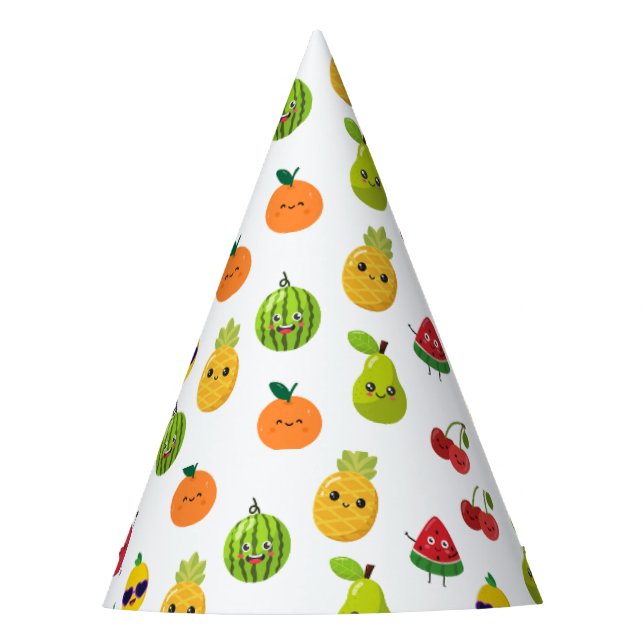 Gorros de papel divertidos para fiestas de cumplea (Anverso)