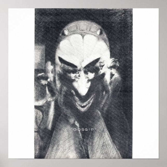 Gossip de póster vintage (Frente)