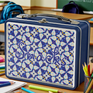 Gota Brillante Azul Con Texto