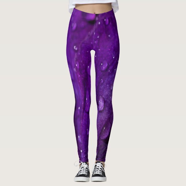gota de clematis Leggings (Anverso)